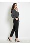 Women's High Waist Relaxed Cut Pants - 3