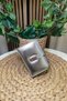 Women's Silver Wallet - Card Holder Detail, Small Size - Fibag - 2