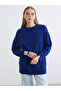 Zero Roba Collar Loose Fit Women's Knitwear Tunic from Uzg Store for Style Enthusiasts