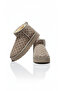 ®   I Printed Women's Short Fur Lined Beige High Sole Daily Boots 55395 - 4