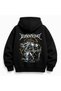 Oversized Sweatshirt Hoodie Back Printed Cotton Elden Ring