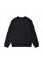 Women's Black United States 1997 Printed Oversized Crew Neck Sweatshirt - 5