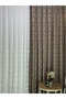 Puffy Stripe Textured Background Curtain L Frequent Pleats L Preferred - Product Frequent Pleats L with Accessory Gift - 2