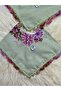 Cenk Zarif Handcrafted Needlework Embroidery Writing/Needlework/Yemeni/Handcrafted Tulle, Mevlit Cover - 6