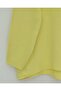 Round Neck Casual Knit Sweater - Yellow - 5