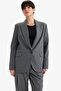 Regular Fit Buttoned Blazer Jacket F9465Ax25Au - 4