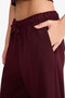 Wide Leg Elastic Waist Lace-Up Pocketed Fabric Palazzo Trousers C1428Ax25Au - 5