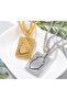 Anatomical Heart Figured Couple Necklace Set – Gold Modern and Meaningful Design - 4