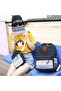 3PCS Retro Backpack Set Large Capacity High-Quality Canvas Multifunctional Design Suitable for Stude - 6