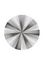 Soft textured round rug for living room/bedroom, 120 cm, plastic backing - 3