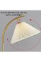 Modern Floor Lamp with Integrated Side Table & 3-Color Dimmable Light (Black) - 2