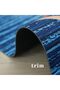 Luxurious Lightweight Rug 120×180 cm, Polyester, Blue - 4