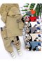 Hooded Cartoon Printed Sweat Pants 2-Piece Baby Girl and Boy Set (Compatible for 6-9 Months) - 3