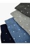 Polka Dot Multi-Colored 4-Piece Sock Set - 3