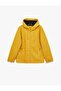 Long Sleeve Zippered Pocket Detailed Water Repellent Hooded Raincoat - 3