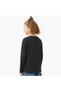 Girls Round Neck T-shirt with Bear Print - Cotton - Long Sleeves - 3