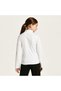 Solid Turtle Neck T-shirt with Long Sleeves - 4