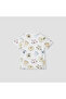 Tiger Print T-shirt with Short Sleeves - 2