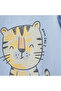 Tiger Print T-shirt with Short Sleeves - 4