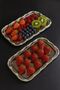 2 Pieces of Heavy Embroidered Silver and Silver-Looking Trays with Its Luxury and Stylish Design, Suitable for Presentations, Dowery Gifts, and Snacks. - 3