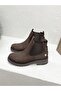 D25Kb-1625 Two-Soled Elastic Genuine Leather Boots for Women - 2
