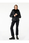 Hooded Long Sleeve Zippered Pocket Detailed Comfortable Fit Coat