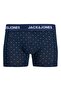 Jack Jones Patterned Cotton Men's 3-Piece Boxer Set 12298171 - 2