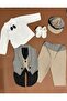 Baby Boy Vest Set Religious Ceremony Set Baby Boy Gift Set - 2
