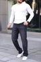 Men's anthracite baggy jeans - relaxed fit, casual & streetwear denim