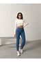 Blue Lycra Tight-Legged Jeans - 8