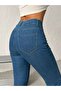 Blue Lycra Tight-Legged Jeans - 5