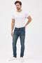 Men's Slim Fit Slim Fit Cotton Stretch Stretch Fabric Denim Jean Pants - 8