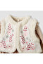 Embroidered Tiered Dress with Sweater and Stockings - 5