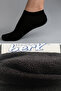 Men's & Women's Towel Booties Socks 12 Pairs - Black, Ankle Length - 3