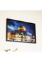 Al-Aqsa Mosque UV-Printed, Framed, Illuminated Artwork - Islamic Wall Art for Home, Office, and Mosque Decor