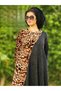 Winter, Dress, Tiger Style, pocket, Brushed wool, Lycra velvet, Casual - 4