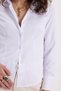Women's Slim Fit Narrow Cut Darted Body-Fit Long Cuff White Shirt - 3