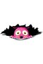 ALAYRA Stickios Bumper Sticker for Cars, Trucks, Laptops & More, Cute Pink Peekie Monster