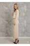 Women's Flowered Knit Top and Skirt Set - 7