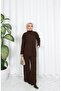 Striped Hair Braided Knitwear Set - 2