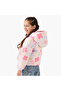 Heart Print Hooded Heavy Jacket with Long Sleeves - 3