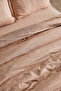 Nola Easy Comforter Duvet Cover Set Double Size Cappucino - 8