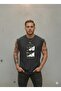 You Can Printed Men's Zero Arm Athlete Tank Top T-Shirt