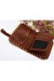 Polar Bear Pattern Large Women's Wallet - Ethnic Retro Bohemian Handmade - 5