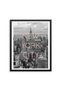 ALAYRA Sincerely, Not New York City Wall Decor Art Print Poster - NYC Skyline -11"x14" UNFRAMED - Modern Black and White Fashion Artwork for Bedroom, Bathroom, Living Room or Home35.6X27.9 CM