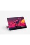 ALAYRA Dinosaur Skateboard Digital Art, Laptop Skin Sticker Decal,13.3 14 15 15.4 15.6 Inch Laptop