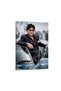 ALAYRA Actor Shah Rukh Khan Poster Indian Actor Posters Black And White Figure Art Poster 1 Canvas Poster Bedroom Decor Office Room Decor Gift Frame-style ()40X60 CM