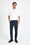 Men's Premium Dark Navy Blue Ankle Length Relaxed Fit Slim Fit Fabric Trousers