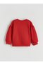 Mg Trend'En Lcw Waikiki Red Teddy Bear Printed Baby Girl Sweatshirt - 3
