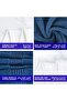 Venice Towel Set of 8 Blue and White - 5